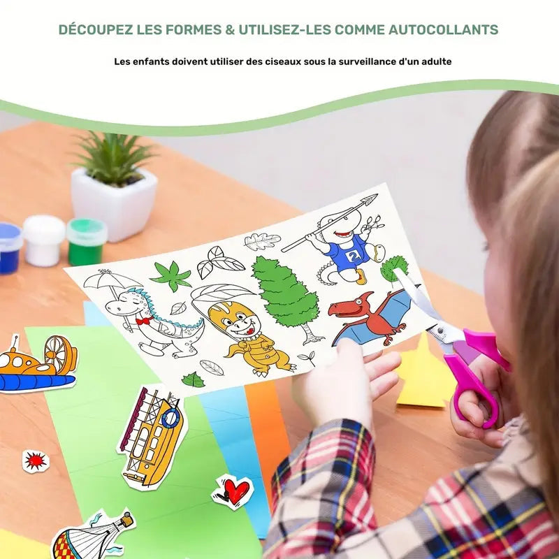 لفافة التلوين السحرية 5 متر ( 2 قطع )