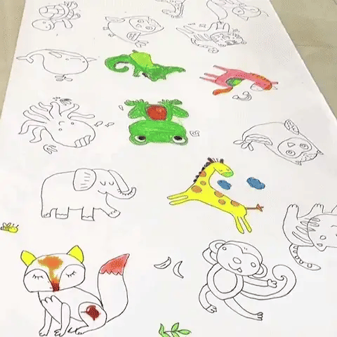 لفافة التلوين السحرية 5 متر ( 2 قطع )